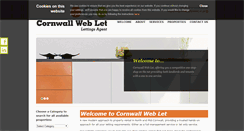 Desktop Screenshot of cornwallweblet.co.uk